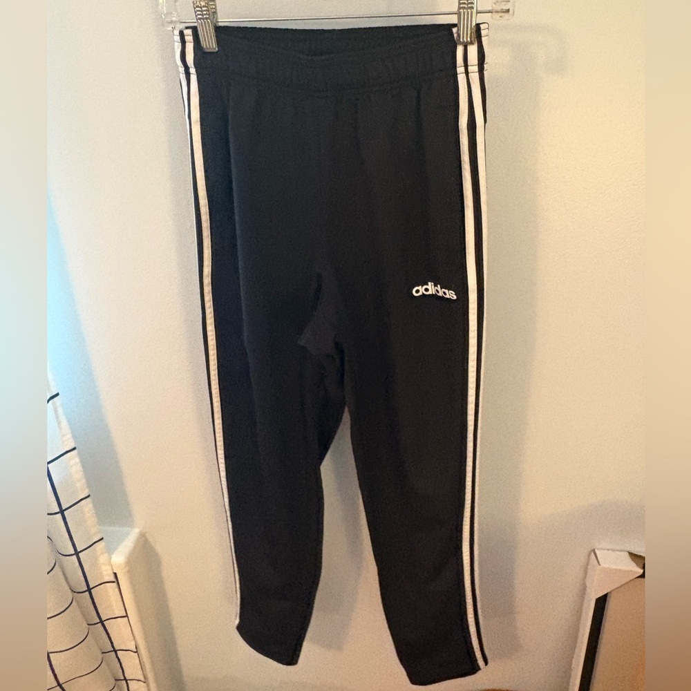 Adidas Black Track Pant Size Small Men’s Zipper Pockets